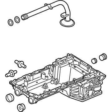 Ford DC3Z-6675-C Upper Oil Pan