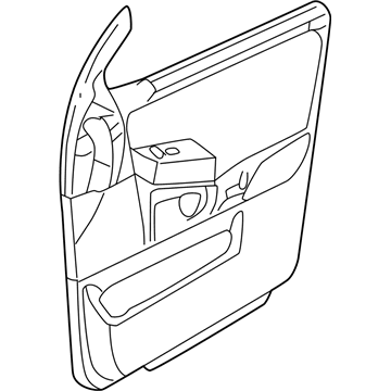 Mercury 3L2Z-7823942-FAA Door Trim Panel