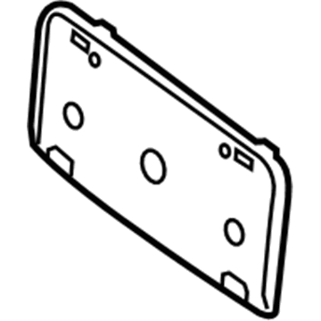 Ford F1EZ-17A385-A License Bracket