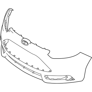 Ford CM5Z-17D957-BBPTM Bumper Assembly - Front