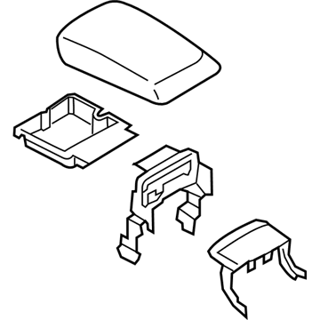 Ford LT4Z-5806024-AB ARMREST ASY - CONSOLE