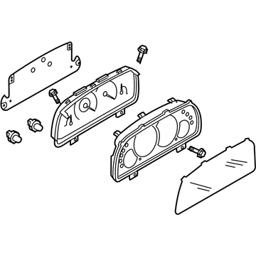 Mercury 5E6Z-10849-AA Cluster Assembly