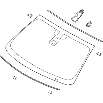 Lincoln DA5Z-5403100-B Windshield