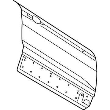 Ford GJ5Z-7820200-A Panel Assembly - Door - Outer