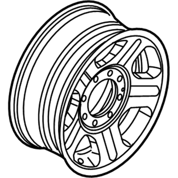 Ford 5C3Z-1007-MA Wheel, Alloy