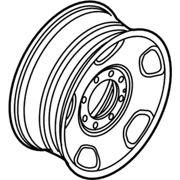 Ford 8C3Z-1015-D Wheel, Steel