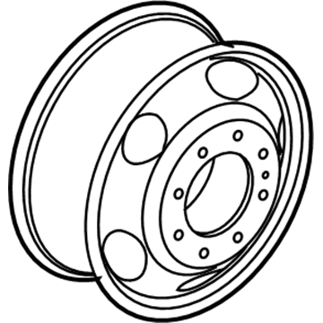 2009 Ford F-350 Super Duty Spare Wheel - 6C3Z-1007-C