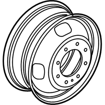 Ford AC3Z-1015-A Wheel, Steel