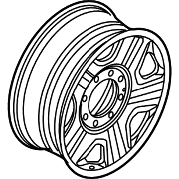 Ford 8C3Z-1015-H Wheel, Steel