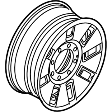 Ford 7C3Z-1007-B Wheel, Alloy