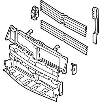 Lincoln DA5Z-8475-B Radiator Shutter Assembly