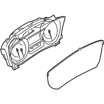 Ford JB5Z-10849-CG Cluster Assembly