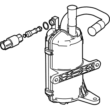 Ford Crown Victoria A/C Accumulator - 6W3Z-19C836-B