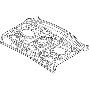 Ford DG1Z-5446506-A Package Tray Panel