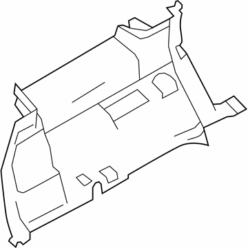 Ford DA8Z-7431113-AA Lower Quarter Trim