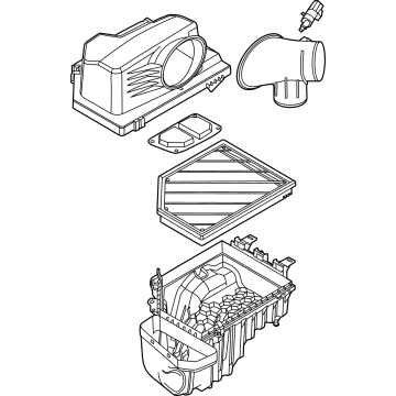 2022 Ford Bronco Air Filter Box - NB3Z-9600-B