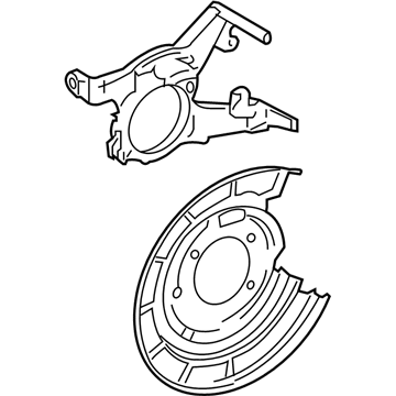 Ford 8M6Z-2C220-A Caliper Mount