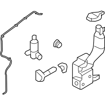 Lincoln BT4Z-17618-A Washer Reservoir