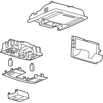 Ford AT4Z-78519A70-BA Overhead Console