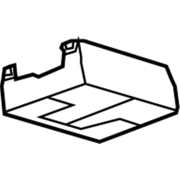 Ford 9T4Z-19K357-DA Overhead Lamp Lens Blank Cover