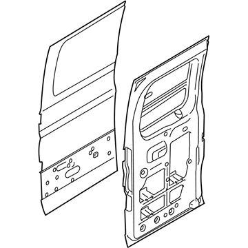 Ford EK4Z-7620124-F DOOR ASY - HINGED SIDE LOADING