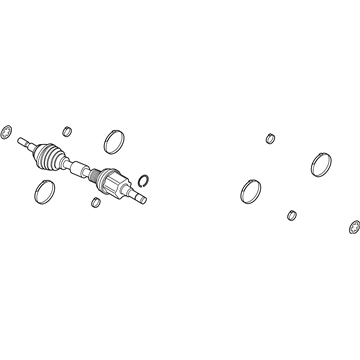 Ford K2GZ-3B437-N Axle Assembly