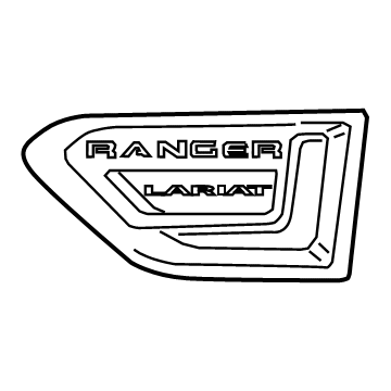 2022 Ford Ranger Emblem - KB3Z-9920000-BA