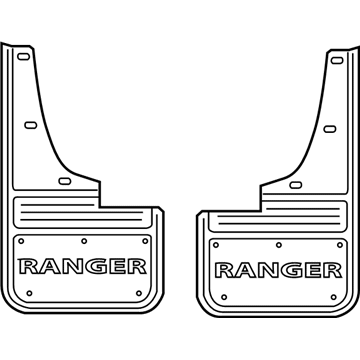 Ford VKB3Z-16A550-A Splash Guard