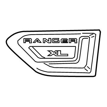 2022 Ford Ranger Emblem - KB3Z-16720-AA