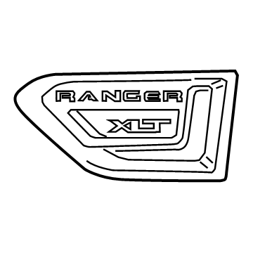 2022 Ford Ranger Emblem - KB3Z-9920000-AA