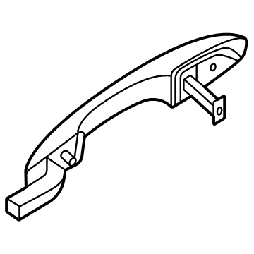 Ford LJ6Z-7822404-CCPTM Handle, Outside