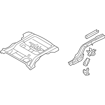 Mercury AL8Z-7811215-A Floor Pan Assembly