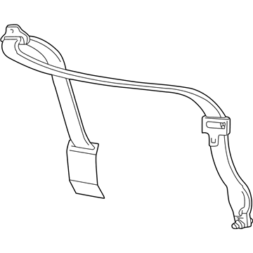 Ford 6C3Z-78611B08-AAB Retractor Assembly