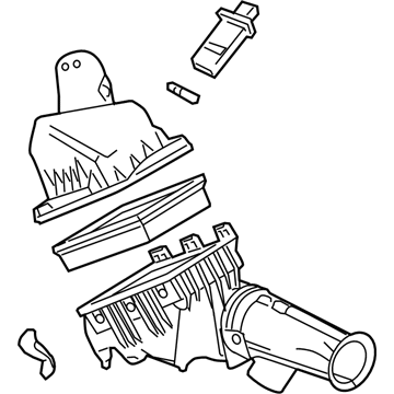 Lincoln 6E5Z-9600-GA Air Cleaner Assembly