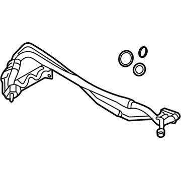 Ford LK4Z-19A834-E Evaporator Tube