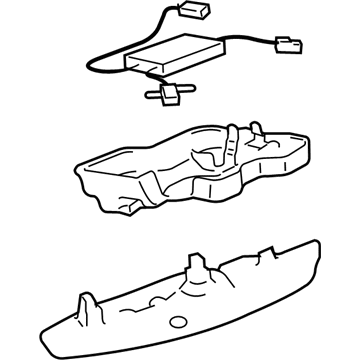 Lincoln 4W1Z-54519A70-CAA Overhead Console