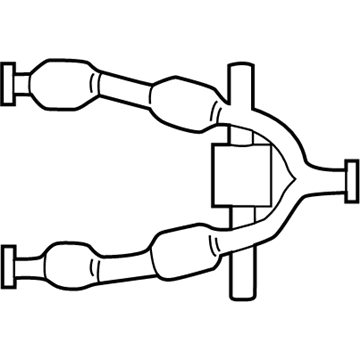 Ford 3R3Z-5F250-AA Catalytic Converter Assembly