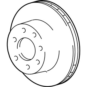 Ford YC2Z-1V125-A Rotor