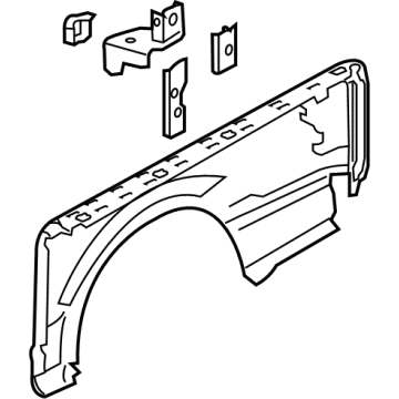 Ford ML3Z-9527841-B PANEL - BODY SIDE - REAR