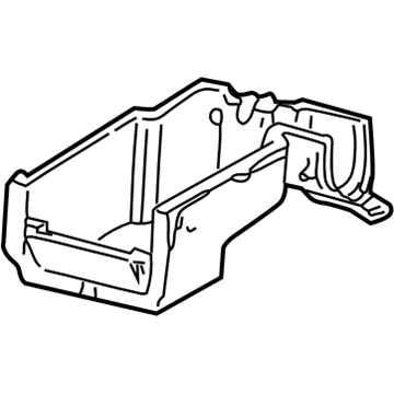 Lincoln XW4Z-19897-AA Lower Case