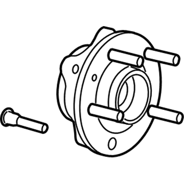 Lincoln BT4Z-1104-B Hub & Bearing Assembly