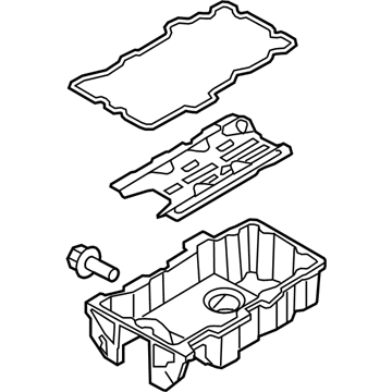 Mercury 9L8Z-6675-A Oil Pan