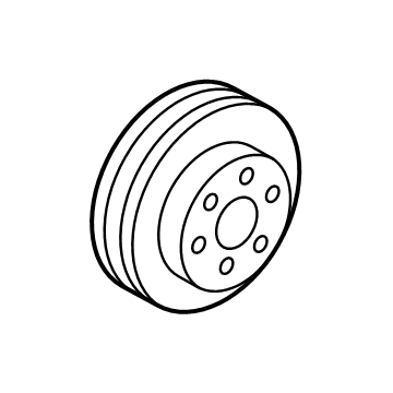 Lincoln NJ5Z-6312-A Crankshaft Pulley