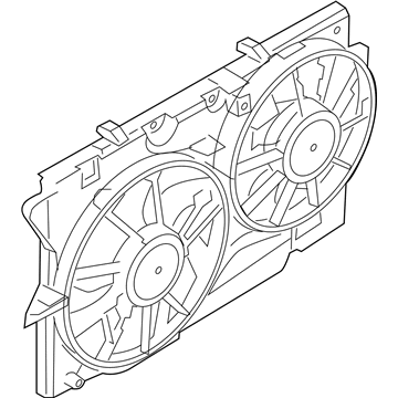 Ford DG1Z-8C607-J Fan Assembly