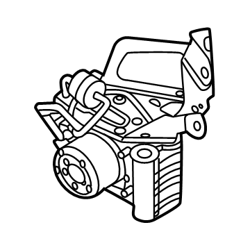 2022 Lincoln Aviator Air Suspension Compressor - LC5Z-5319-C