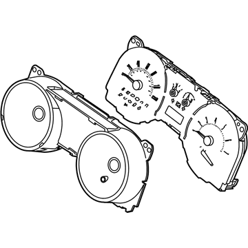 Ford DR3Z-10849-CA Instrument Cluster