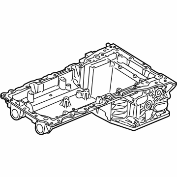 Ford LC3Z-6K040-B Upper Oil Pan