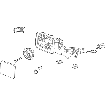 Ford M2DZ-17682-C Mirror Assembly