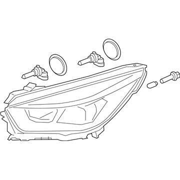 Ford GJ5Z-13008-N Headlamp Housing