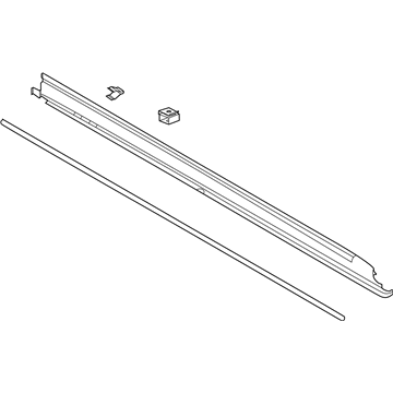 Ford LB5Z-7810176-AC Rocker Molding